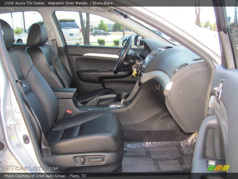 Alabaster Silver Metallic / Ebony Black 2006 Acura TSX Sedan