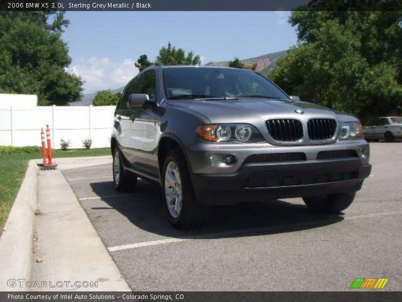 Sterling Grey Metallic / Black 2006 BMW X5 3.0i
