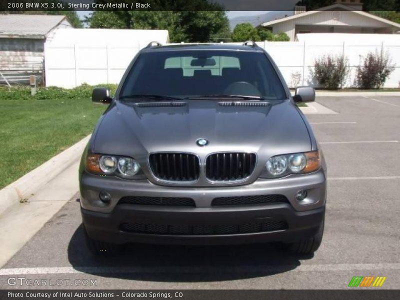 Sterling Grey Metallic / Black 2006 BMW X5 3.0i