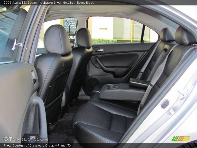 Alabaster Silver Metallic / Ebony Black 2006 Acura TSX Sedan
