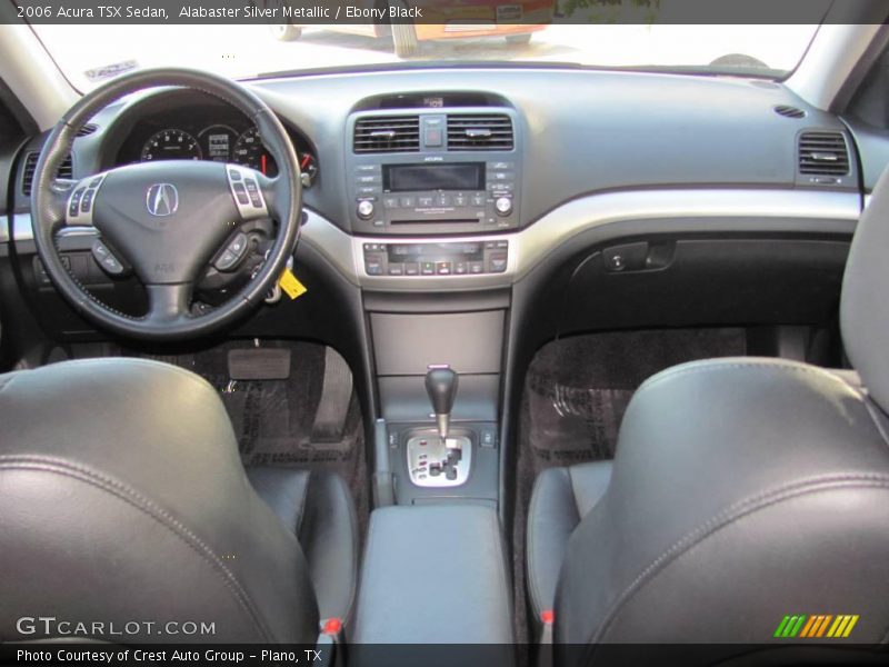 Alabaster Silver Metallic / Ebony Black 2006 Acura TSX Sedan