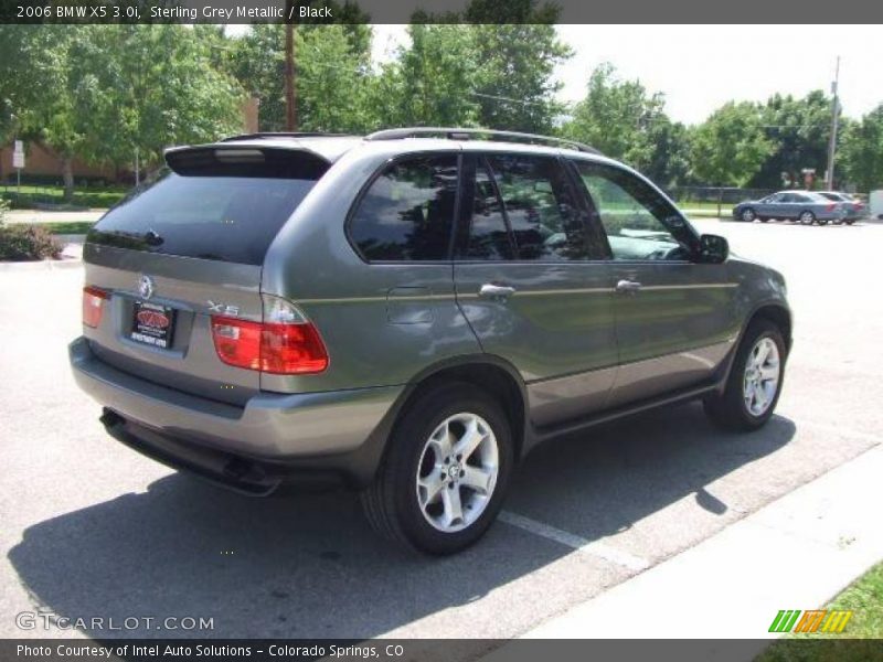 Sterling Grey Metallic / Black 2006 BMW X5 3.0i