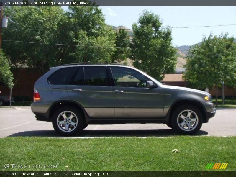 Sterling Grey Metallic / Black 2006 BMW X5 3.0i