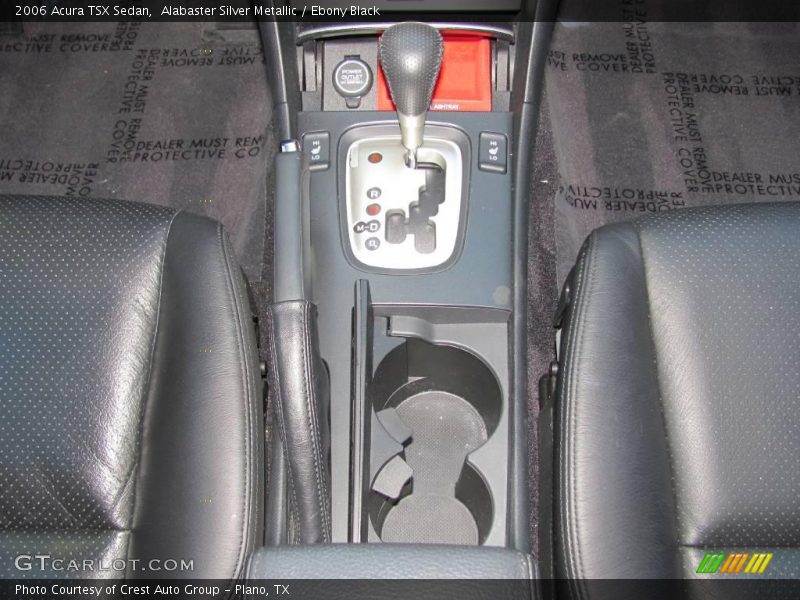 Alabaster Silver Metallic / Ebony Black 2006 Acura TSX Sedan