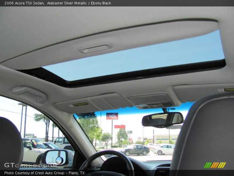 Alabaster Silver Metallic / Ebony Black 2006 Acura TSX Sedan