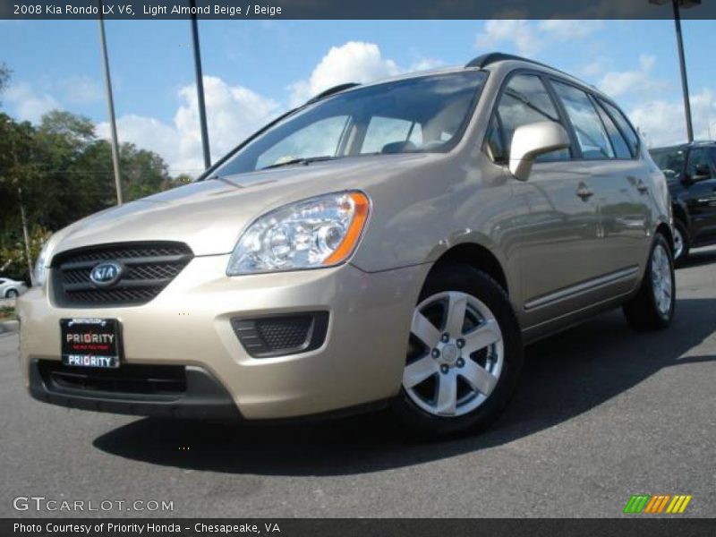 Light Almond Beige / Beige 2008 Kia Rondo LX V6