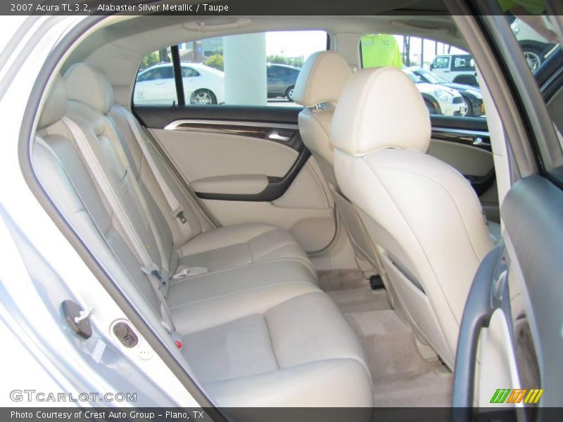 Alabaster Silver Metallic / Taupe 2007 Acura TL 3.2
