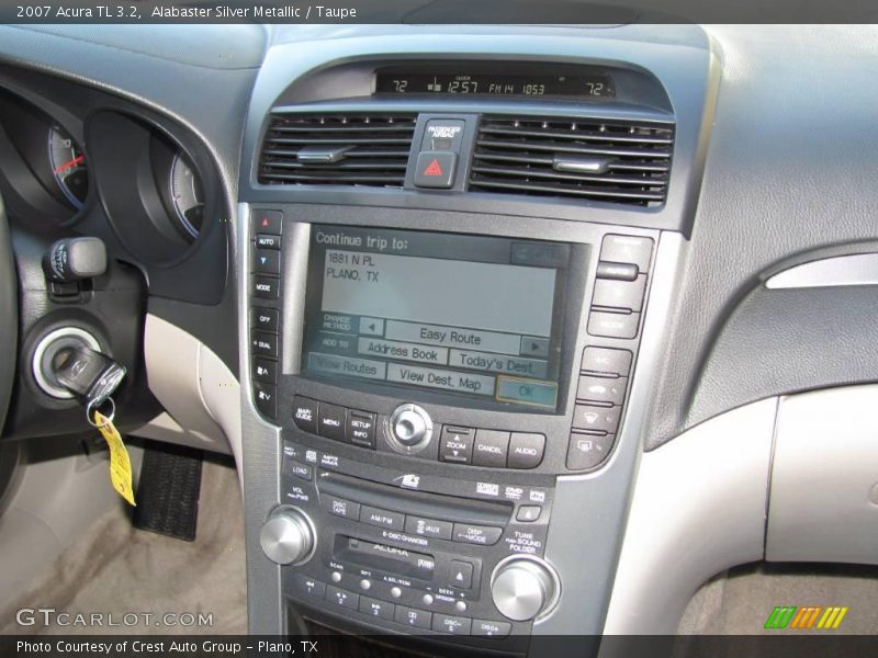 Alabaster Silver Metallic / Taupe 2007 Acura TL 3.2
