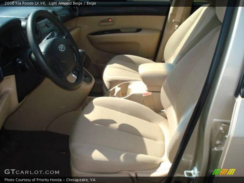 Light Almond Beige / Beige 2008 Kia Rondo LX V6