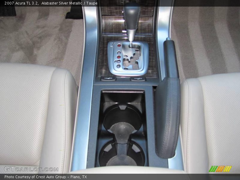 Alabaster Silver Metallic / Taupe 2007 Acura TL 3.2