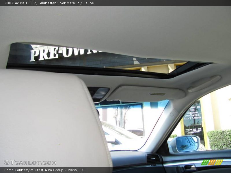 Alabaster Silver Metallic / Taupe 2007 Acura TL 3.2
