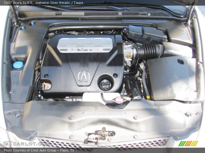 Alabaster Silver Metallic / Taupe 2007 Acura TL 3.2