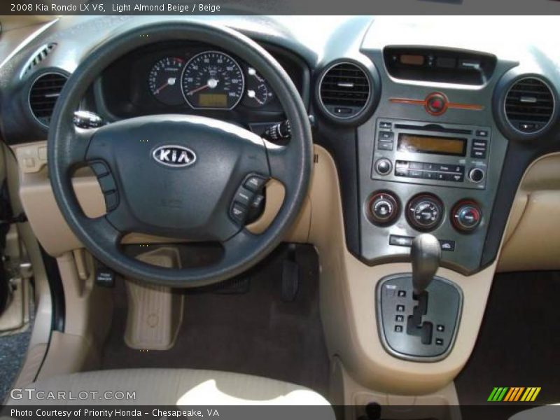 Light Almond Beige / Beige 2008 Kia Rondo LX V6