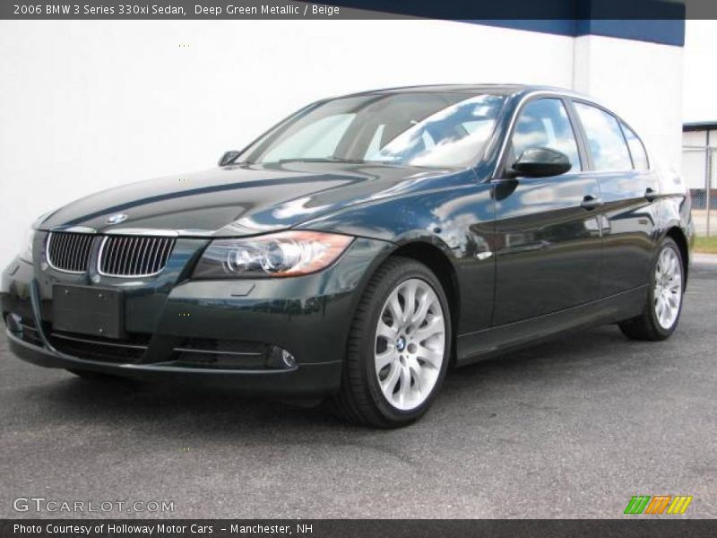 Deep Green Metallic / Beige 2006 BMW 3 Series 330xi Sedan