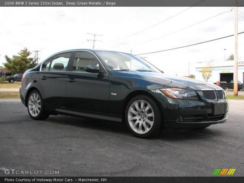 Deep Green Metallic / Beige 2006 BMW 3 Series 330xi Sedan