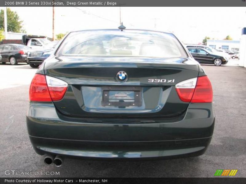Deep Green Metallic / Beige 2006 BMW 3 Series 330xi Sedan