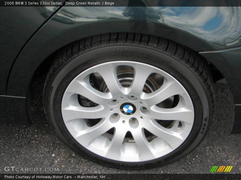 Deep Green Metallic / Beige 2006 BMW 3 Series 330xi Sedan