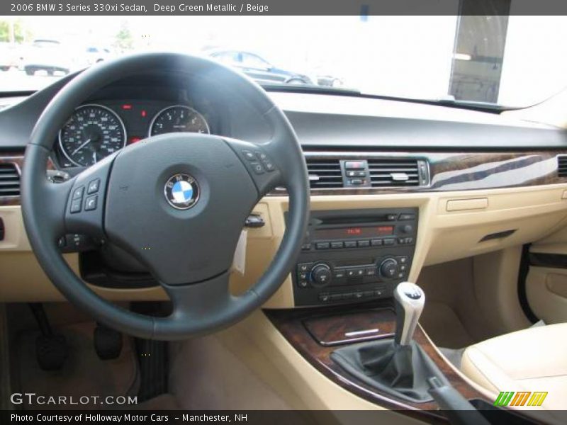 Deep Green Metallic / Beige 2006 BMW 3 Series 330xi Sedan