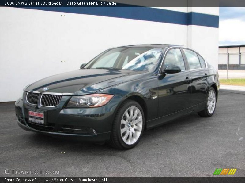 Deep Green Metallic / Beige 2006 BMW 3 Series 330xi Sedan