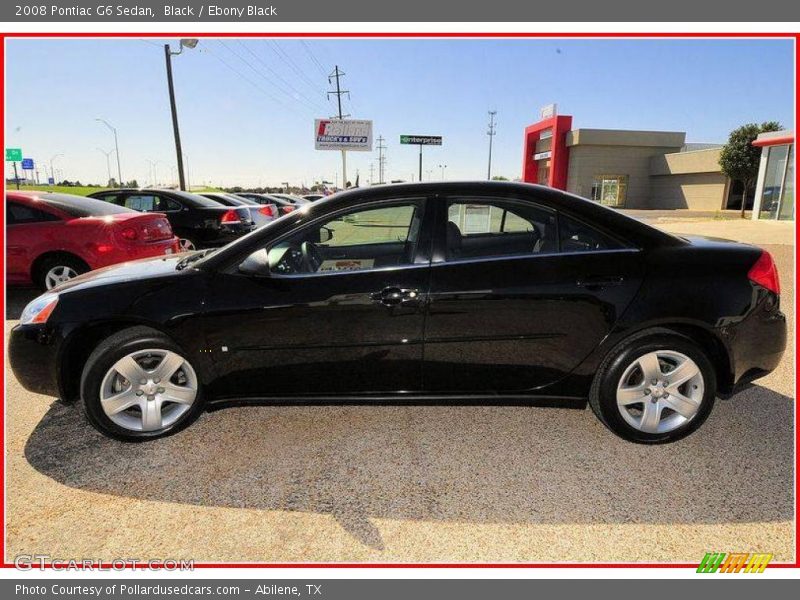 Black / Ebony Black 2008 Pontiac G6 Sedan