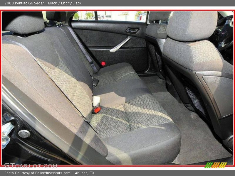 Black / Ebony Black 2008 Pontiac G6 Sedan