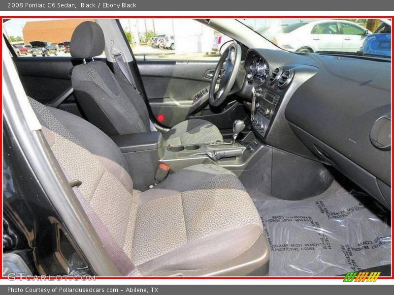 Black / Ebony Black 2008 Pontiac G6 Sedan