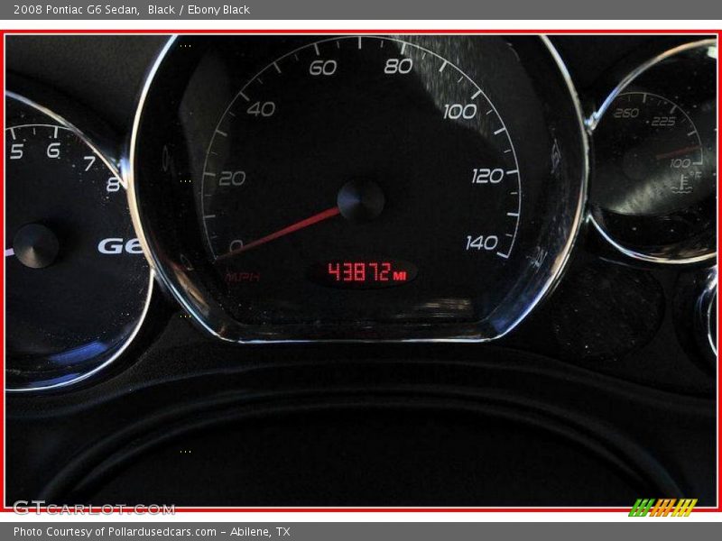 Black / Ebony Black 2008 Pontiac G6 Sedan