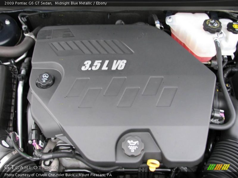 Midnight Blue Metallic / Ebony 2009 Pontiac G6 GT Sedan