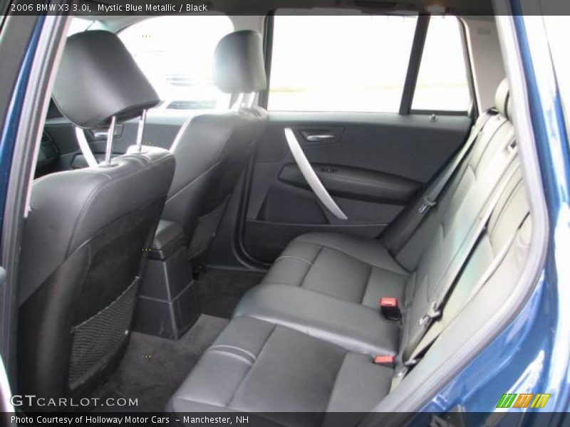 Mystic Blue Metallic / Black 2006 BMW X3 3.0i