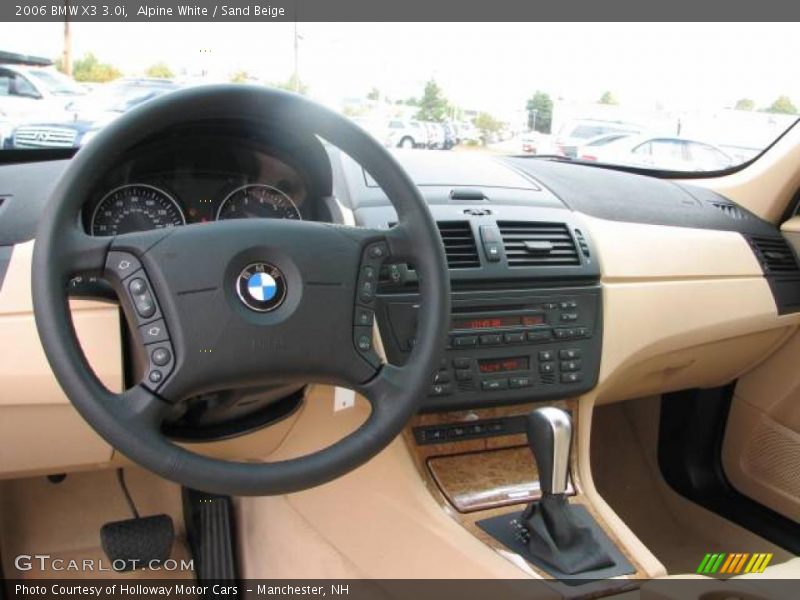 Alpine White / Sand Beige 2006 BMW X3 3.0i
