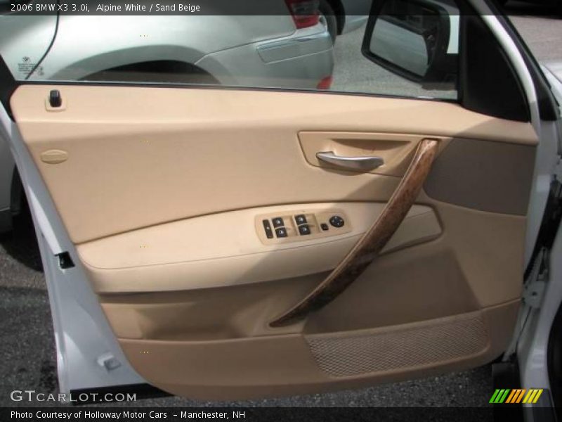 Alpine White / Sand Beige 2006 BMW X3 3.0i