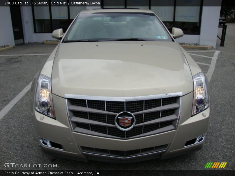 Gold Mist / Cashmere/Cocoa 2008 Cadillac CTS Sedan