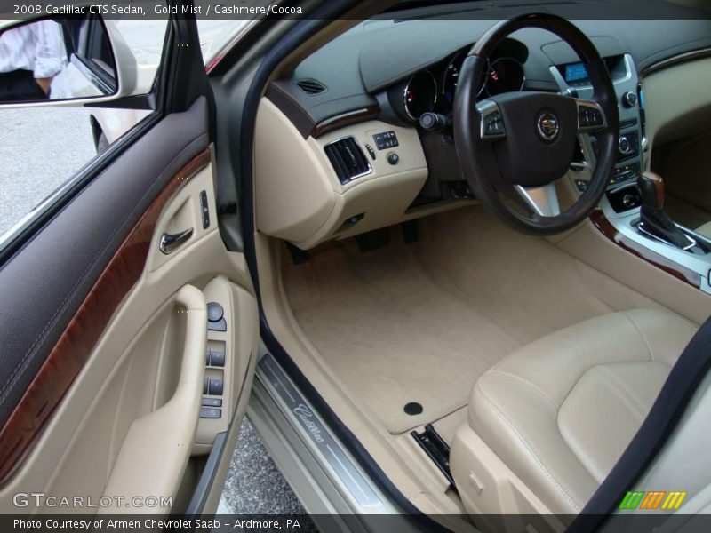 Gold Mist / Cashmere/Cocoa 2008 Cadillac CTS Sedan