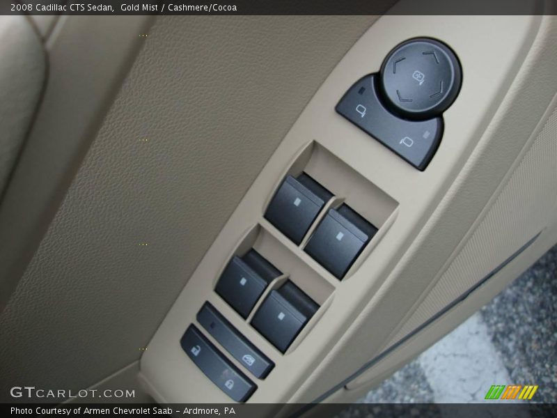 Gold Mist / Cashmere/Cocoa 2008 Cadillac CTS Sedan