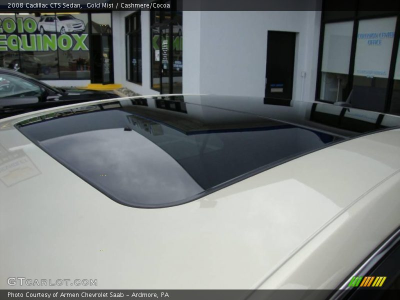 Gold Mist / Cashmere/Cocoa 2008 Cadillac CTS Sedan