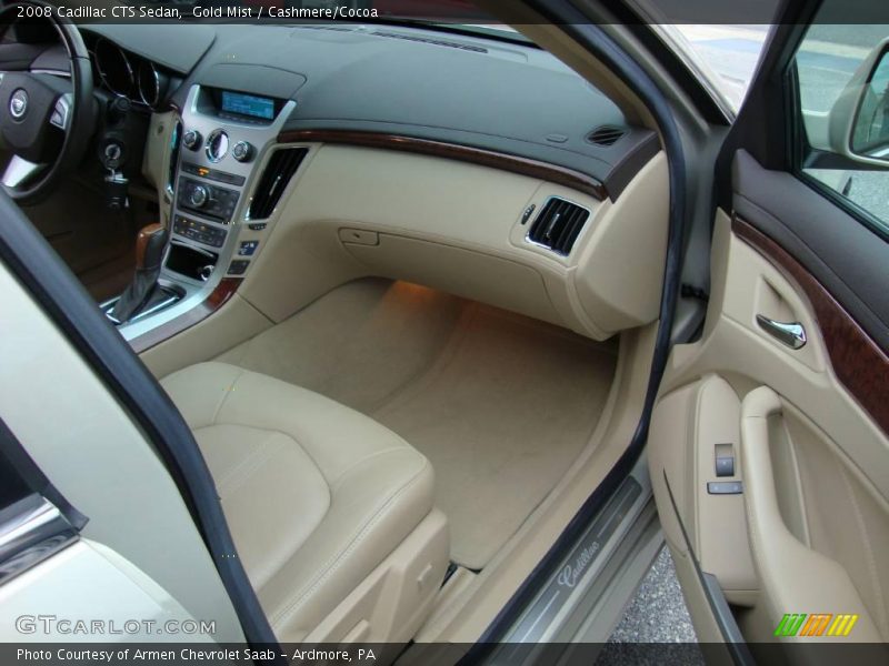 Gold Mist / Cashmere/Cocoa 2008 Cadillac CTS Sedan