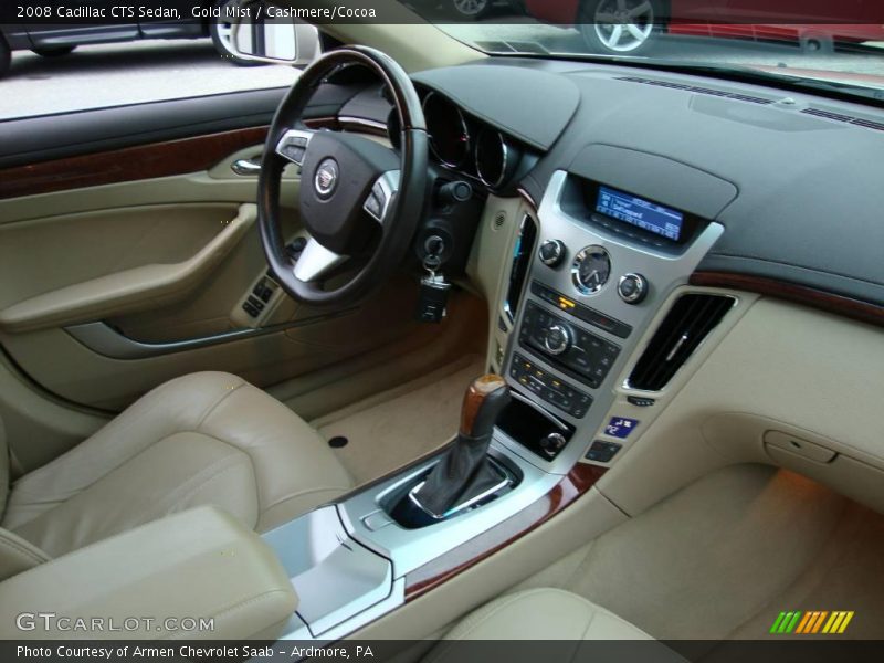 Gold Mist / Cashmere/Cocoa 2008 Cadillac CTS Sedan