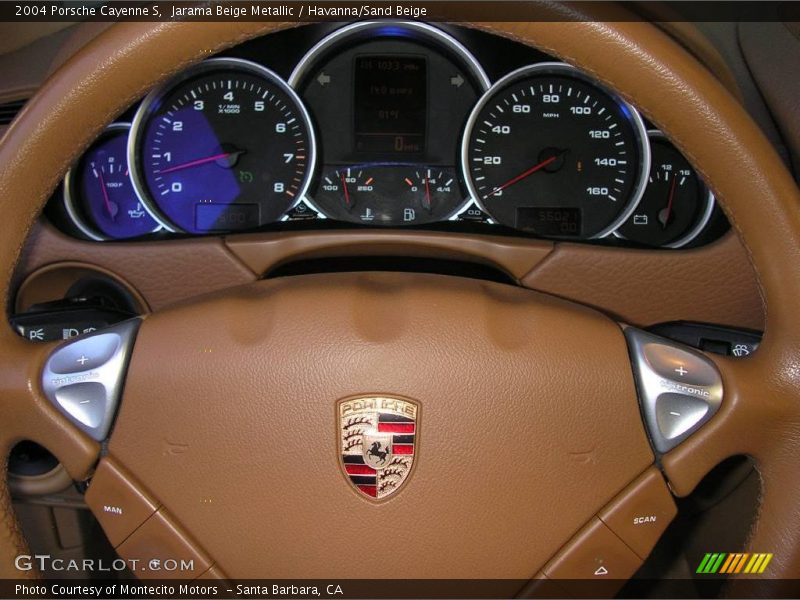 Jarama Beige Metallic / Havanna/Sand Beige 2004 Porsche Cayenne S