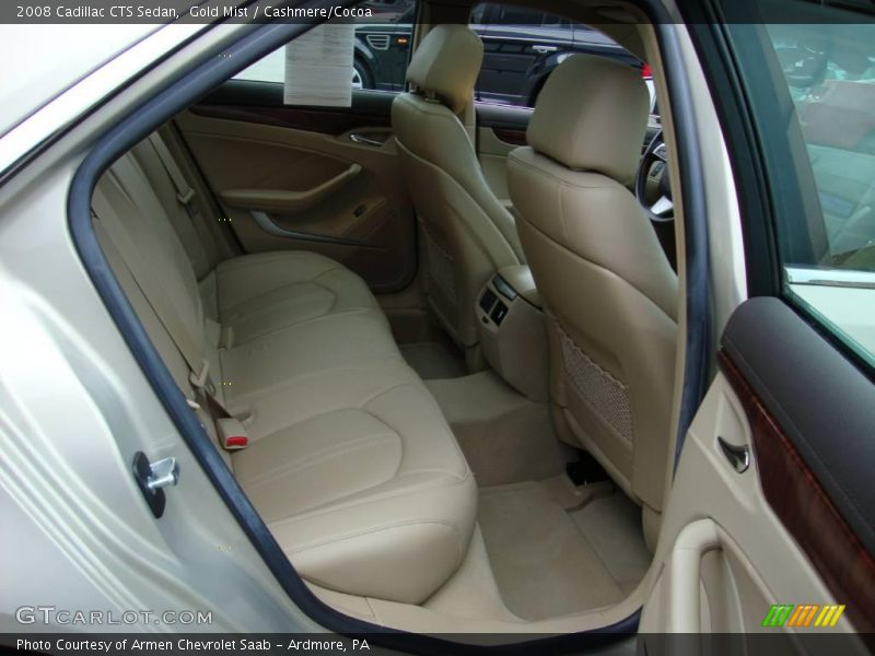 Gold Mist / Cashmere/Cocoa 2008 Cadillac CTS Sedan