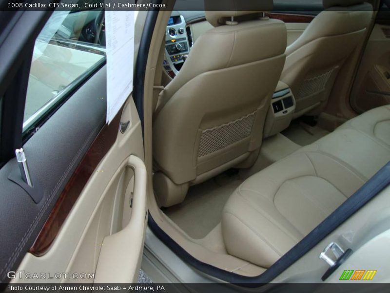 Gold Mist / Cashmere/Cocoa 2008 Cadillac CTS Sedan