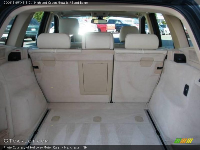 Highland Green Metallic / Sand Beige 2006 BMW X3 3.0i