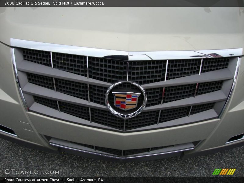 Gold Mist / Cashmere/Cocoa 2008 Cadillac CTS Sedan