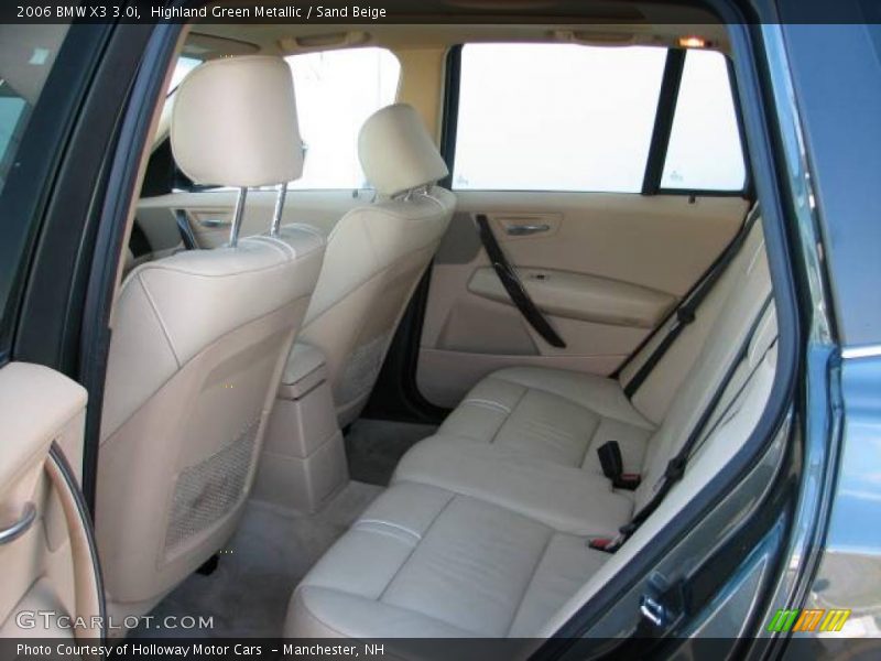 Highland Green Metallic / Sand Beige 2006 BMW X3 3.0i