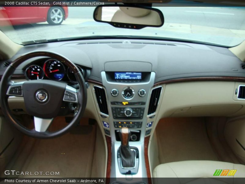 Gold Mist / Cashmere/Cocoa 2008 Cadillac CTS Sedan