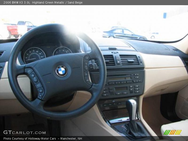 Highland Green Metallic / Sand Beige 2006 BMW X3 3.0i