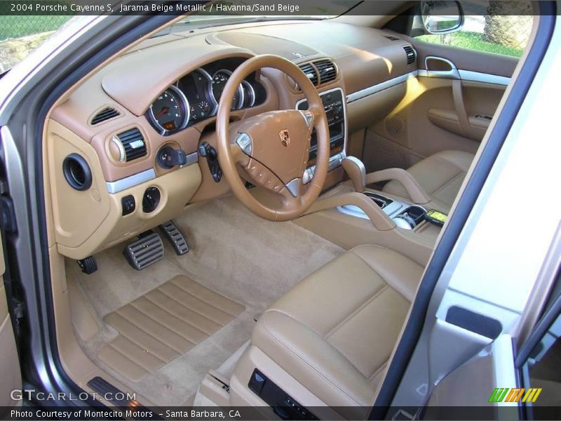 Jarama Beige Metallic / Havanna/Sand Beige 2004 Porsche Cayenne S