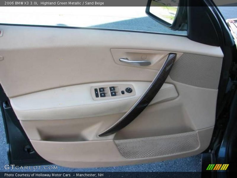 Highland Green Metallic / Sand Beige 2006 BMW X3 3.0i