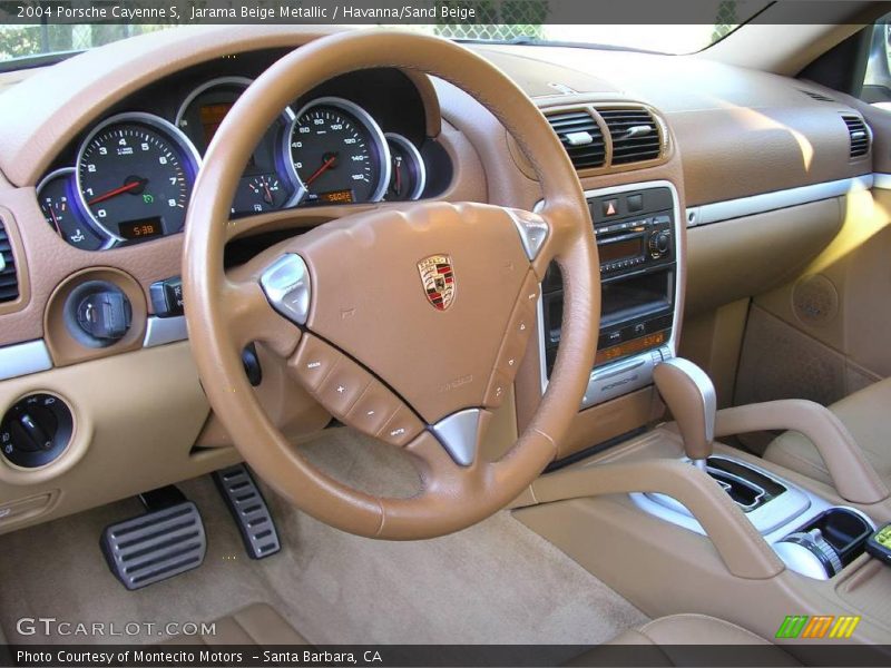Jarama Beige Metallic / Havanna/Sand Beige 2004 Porsche Cayenne S