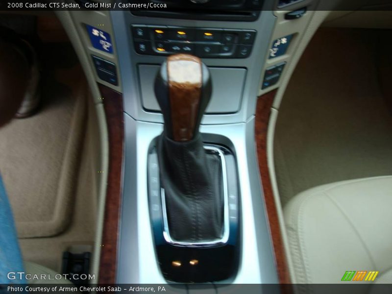 Gold Mist / Cashmere/Cocoa 2008 Cadillac CTS Sedan