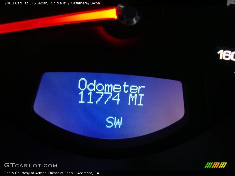 Gold Mist / Cashmere/Cocoa 2008 Cadillac CTS Sedan